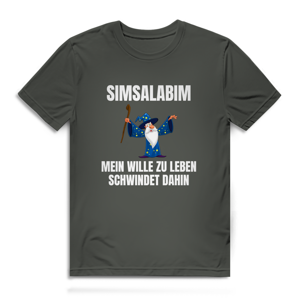 Simsalabim – mein Wille zu leben schwindet dahin – lustiges Premium T-Shirt