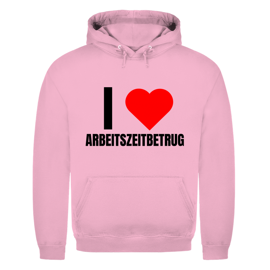 Ich liebe Arbeitszeitbetrug – lustiger Hoodie