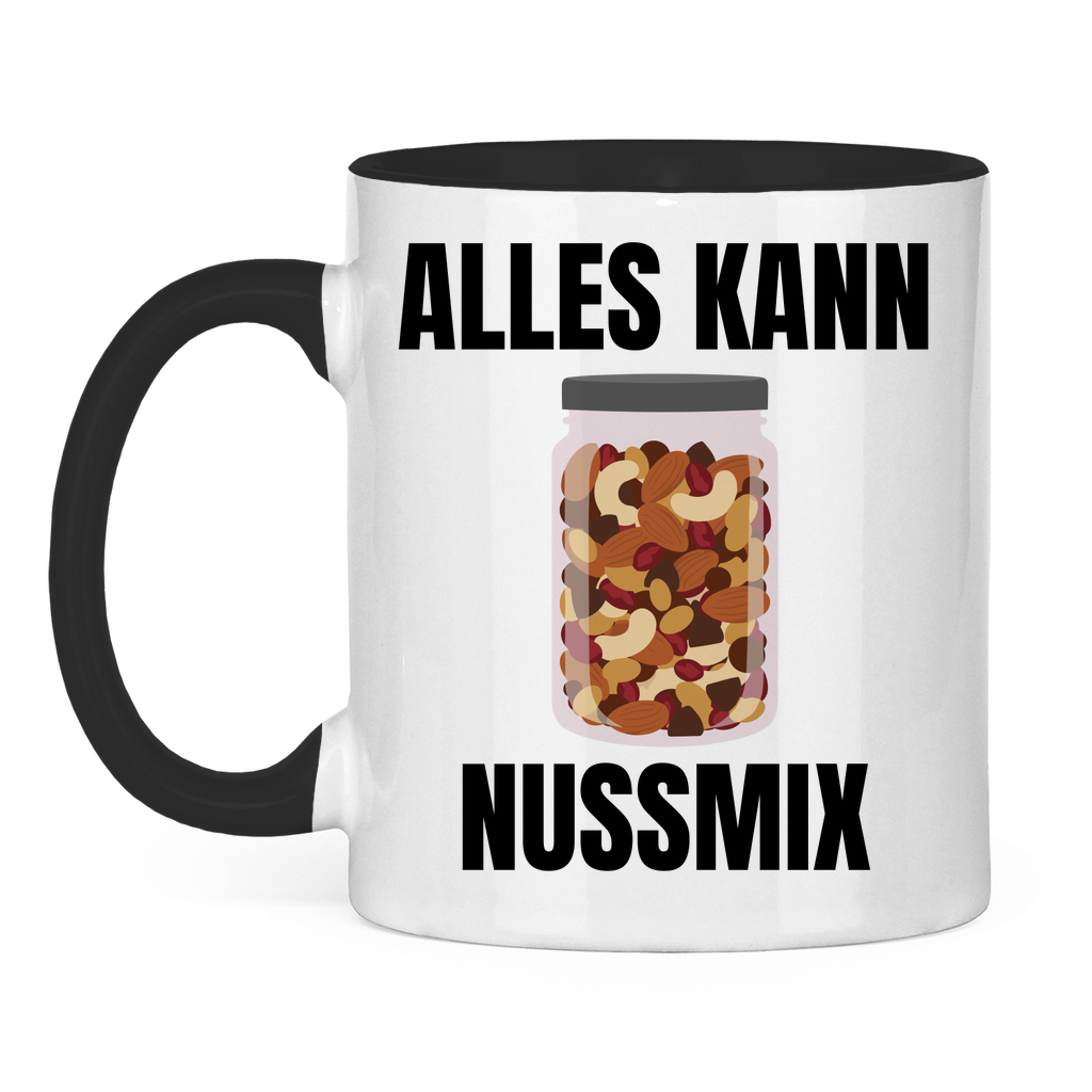 Alles kann Nussmix – kurzer Spruch – lustige Tasse