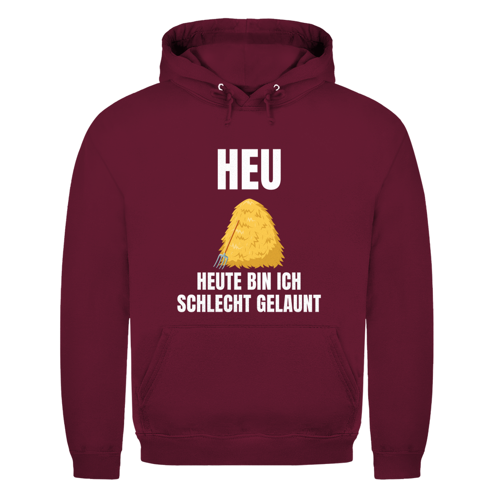 Heu – Heute bin ich schlecht gelaunt – lustiger Hoodie