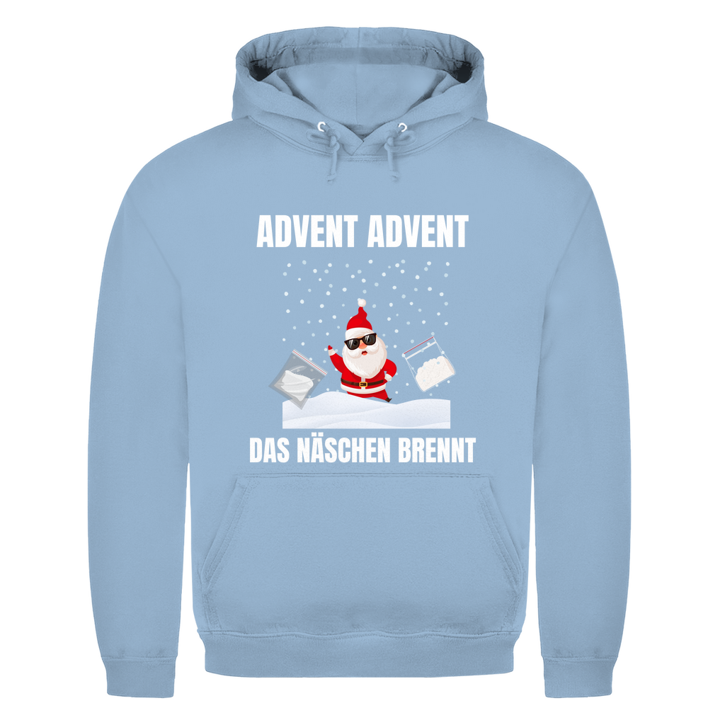 Advent Advent – das Näschen brennt – lustiger Hoodie