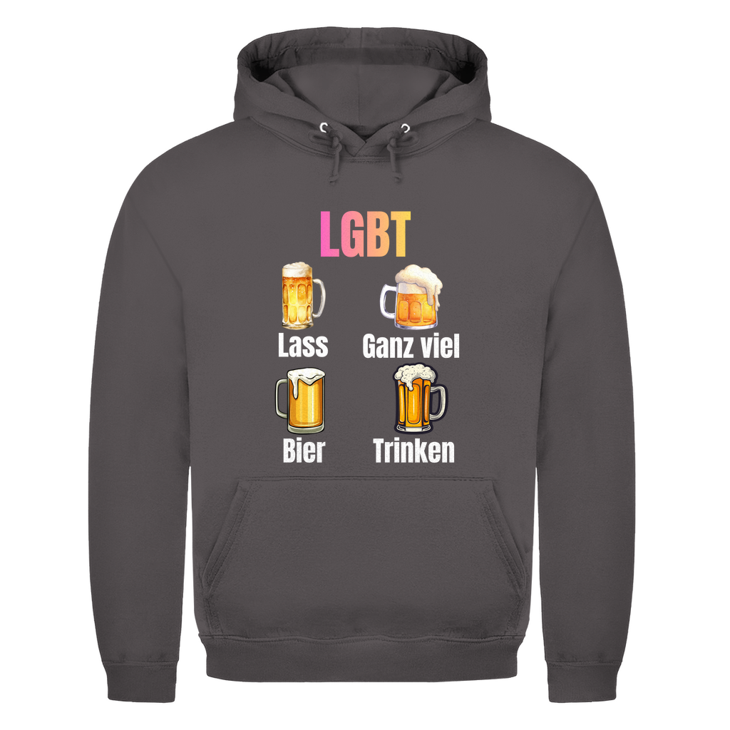 LGBT – Lass ganz viel Bier trinken – lustiger Hoodie