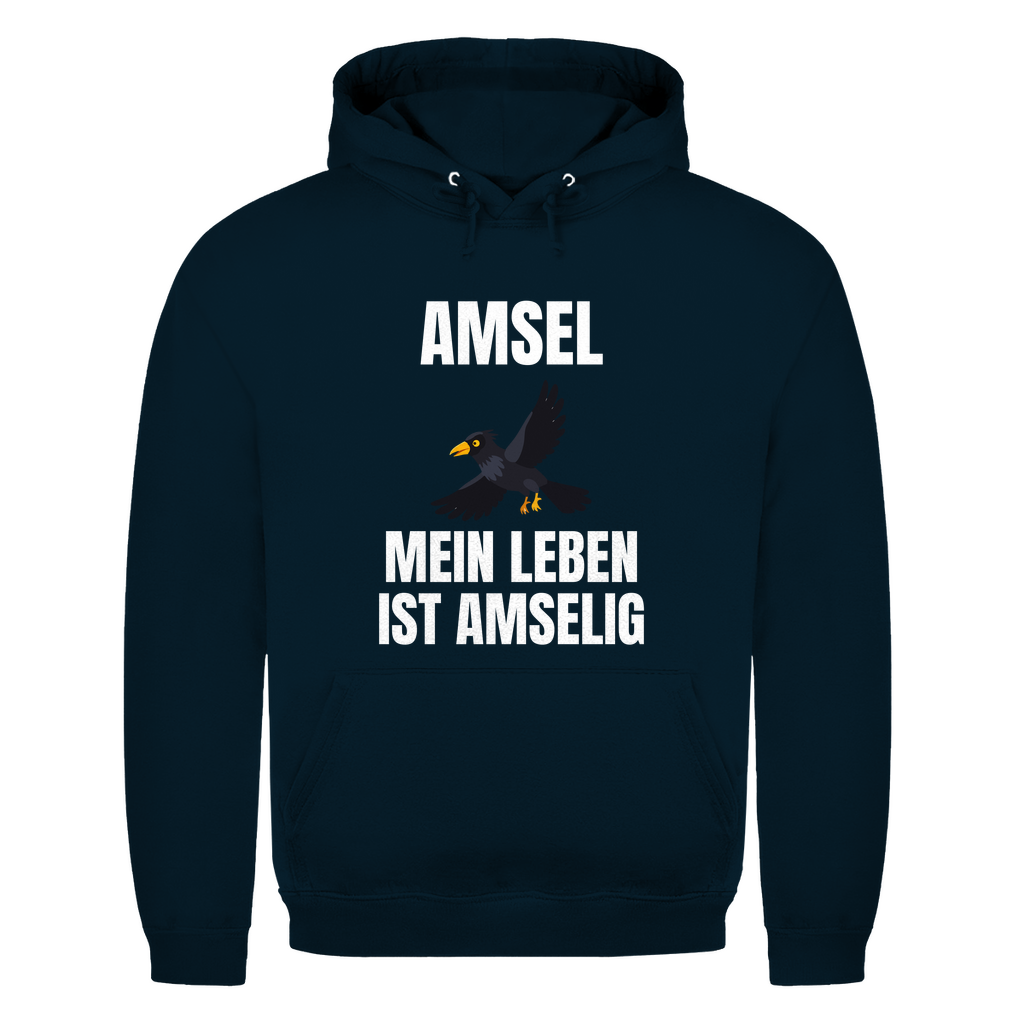 Amsel – mein Leben ist amselig – lustiger Hoodie