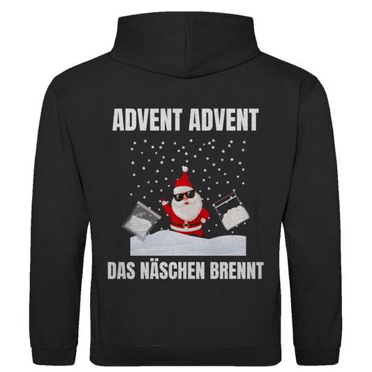 Advent Advent – das Näschen brennt – lustiger Hoodie