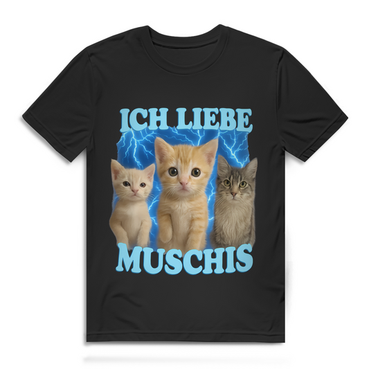 Ich liebe Muschis – lustiges T-Shirt