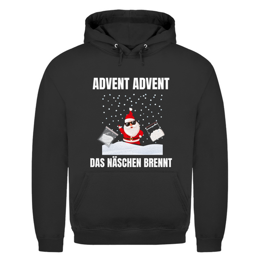 Advent Advent – das Näschen brennt – lustiger Hoodie