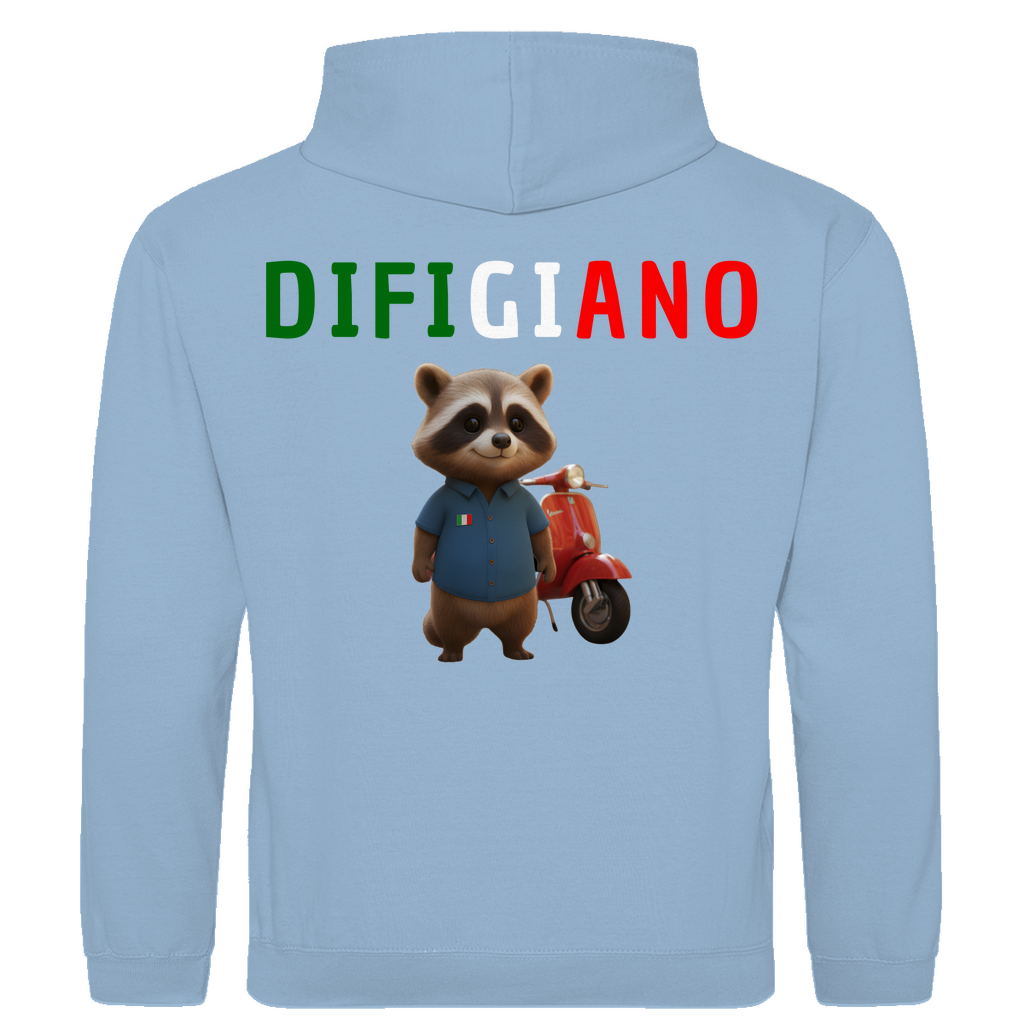 DIFIGIANO - lustiger Hoodie (Backprint)