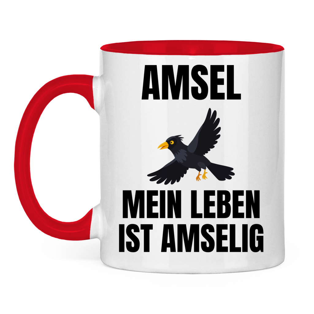 Amsel – mein Leben ist amselig – lustige Tasse