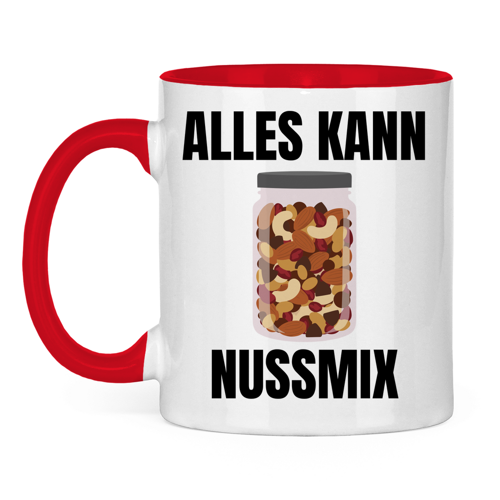 Alles kann Nussmix – kurzer Spruch – lustige Tasse