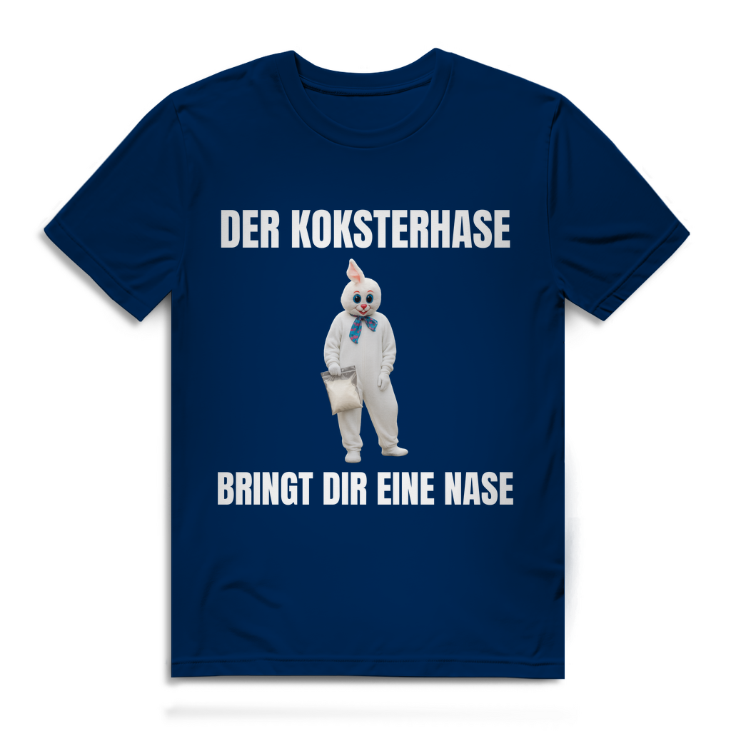 Der Koksterhase bringt dir eine Nase – lustiges T-Shirt