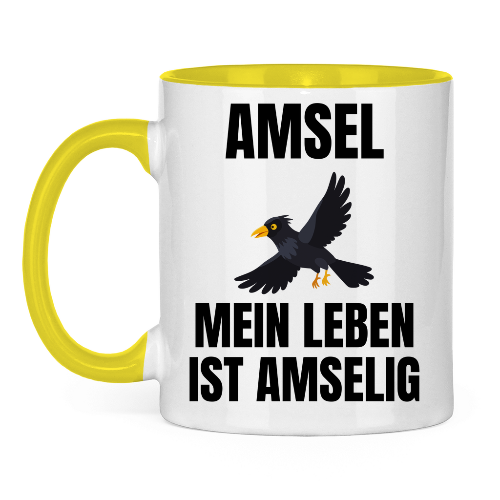 Amsel – mein Leben ist amselig – lustige Tasse