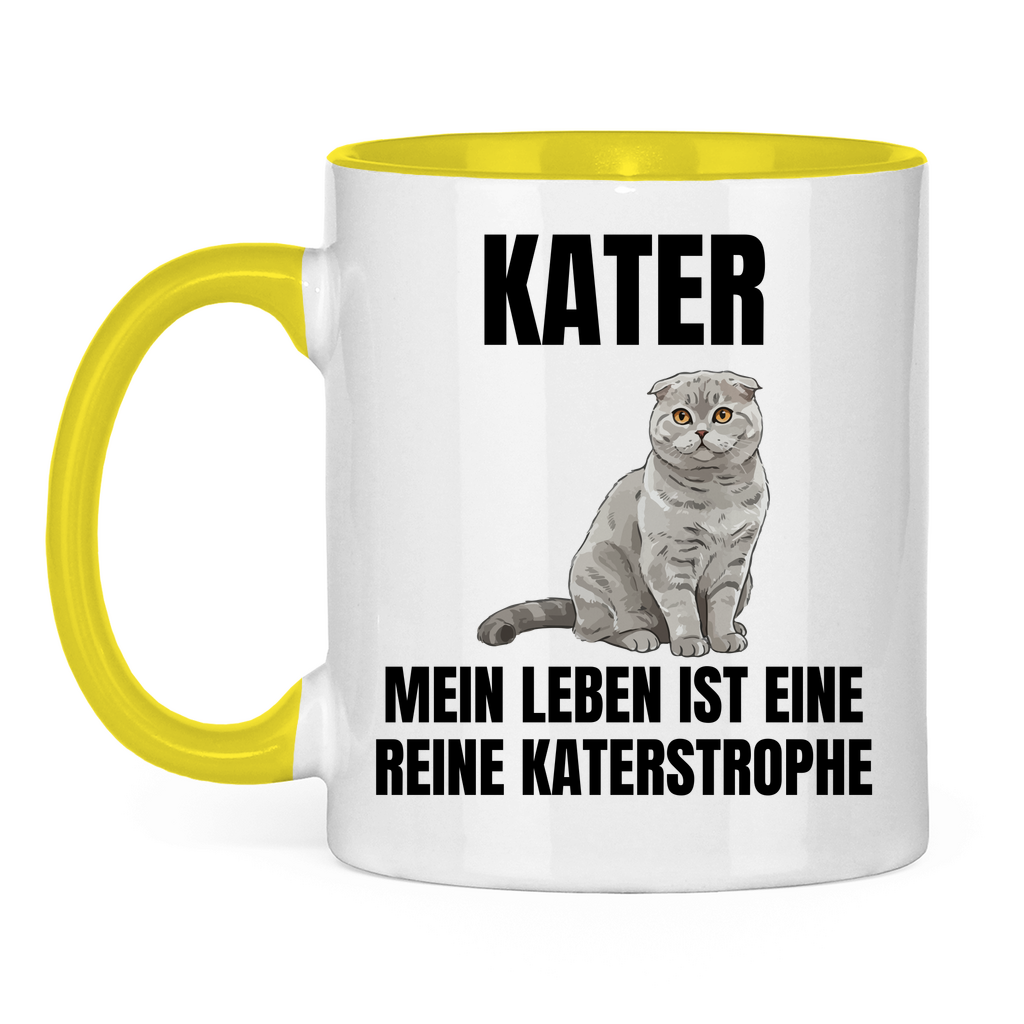 Kater – Mein Leben ist eine reine Katerstrophe – lustige Tasse