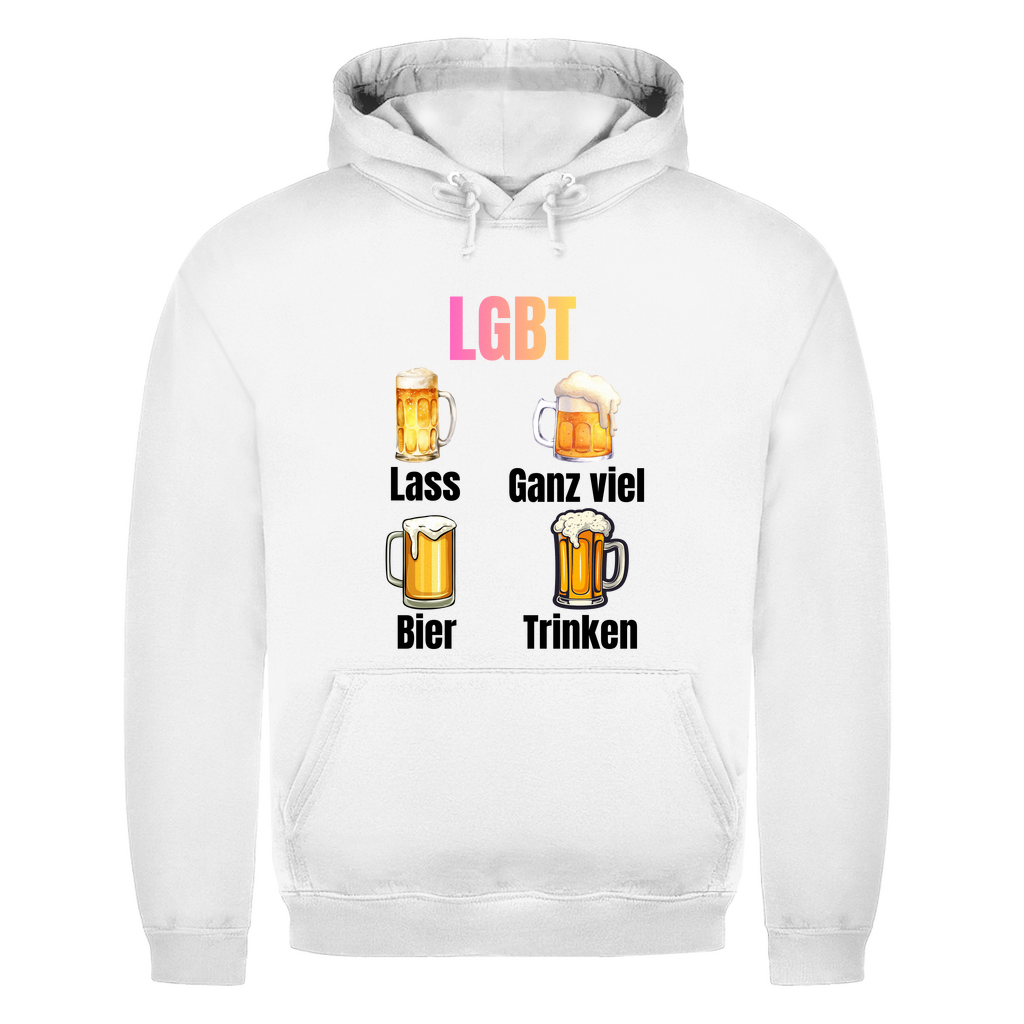 LGBT – Lass ganz viel Bier trinken – lustiger Hoodie
