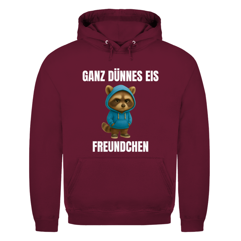 Ganz dünnes Eis, Freundchen – lustiger Hoodie