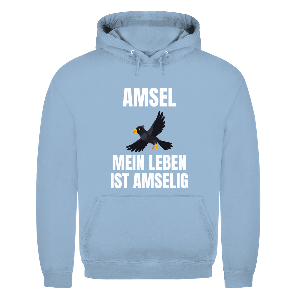 Amsel – mein Leben ist amselig – lustiger Hoodie
