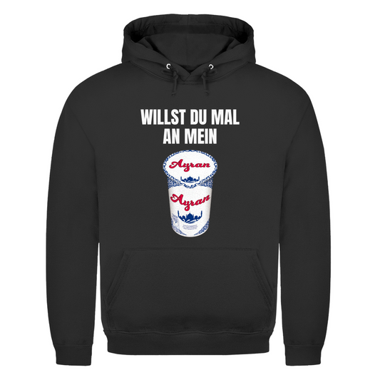 Willst du mal an mein Ayran – lustiger Hoodie