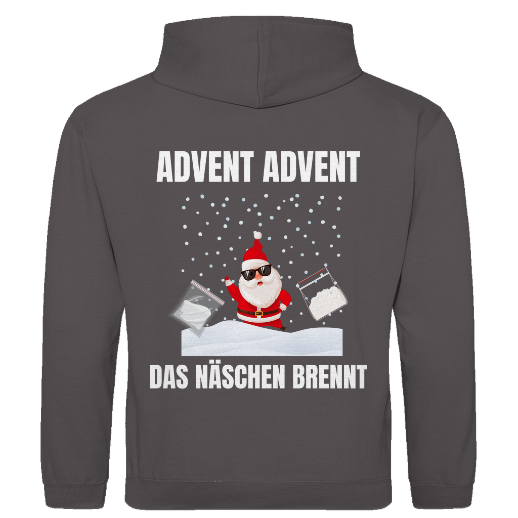Advent Advent – das Näschen brennt – lustiger Hoodie