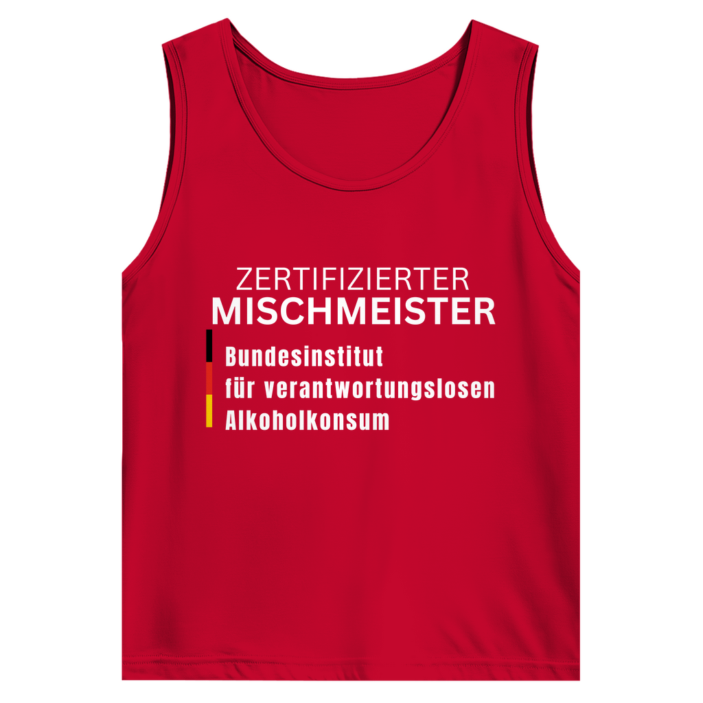 Zertifizierter Mischmeister – lustiges Tank-Top