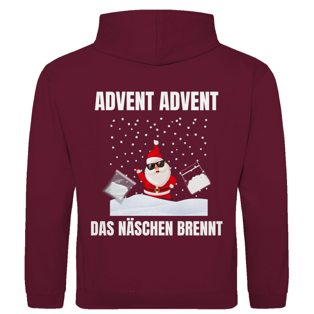 Advent Advent – das Näschen brennt – lustiger Hoodie