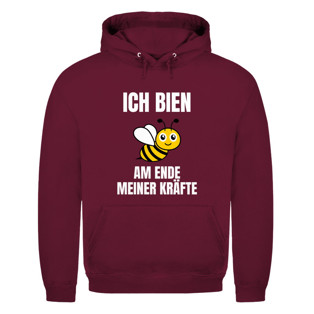 Ich bien am Ende meiner Kräfte – lustiger Hoodie
