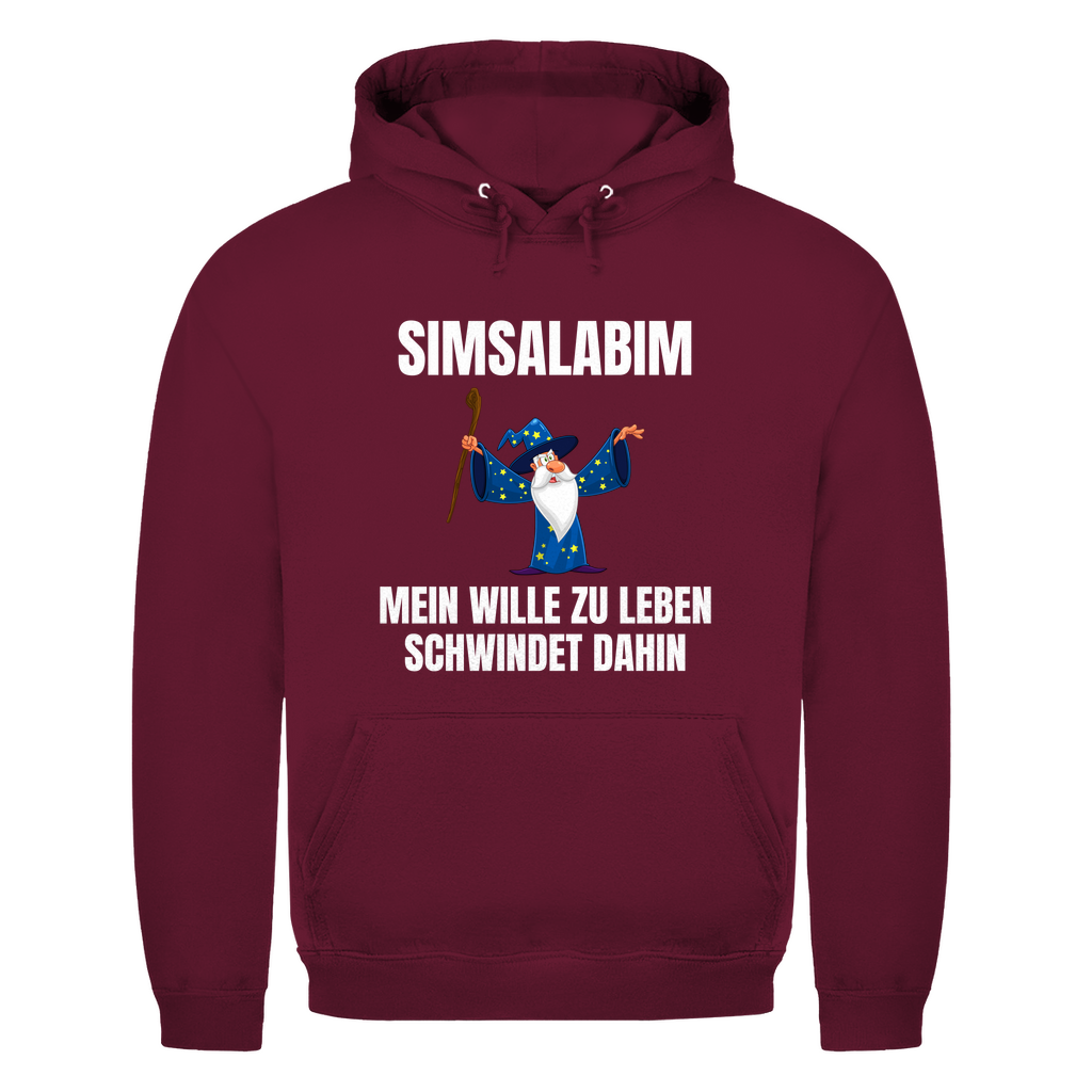 Simsalabim – mein Wille zu leben schwindet dahin – lustiger Hoodie