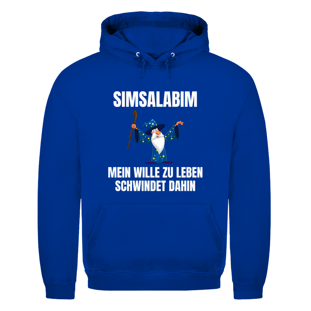 Simsalabim – mein Wille zu leben schwindet dahin – lustiger Hoodie