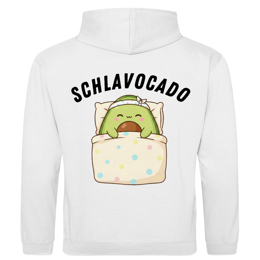 Schlavocado – kurzer Spruch – lustiger Hoodie (Backprint)