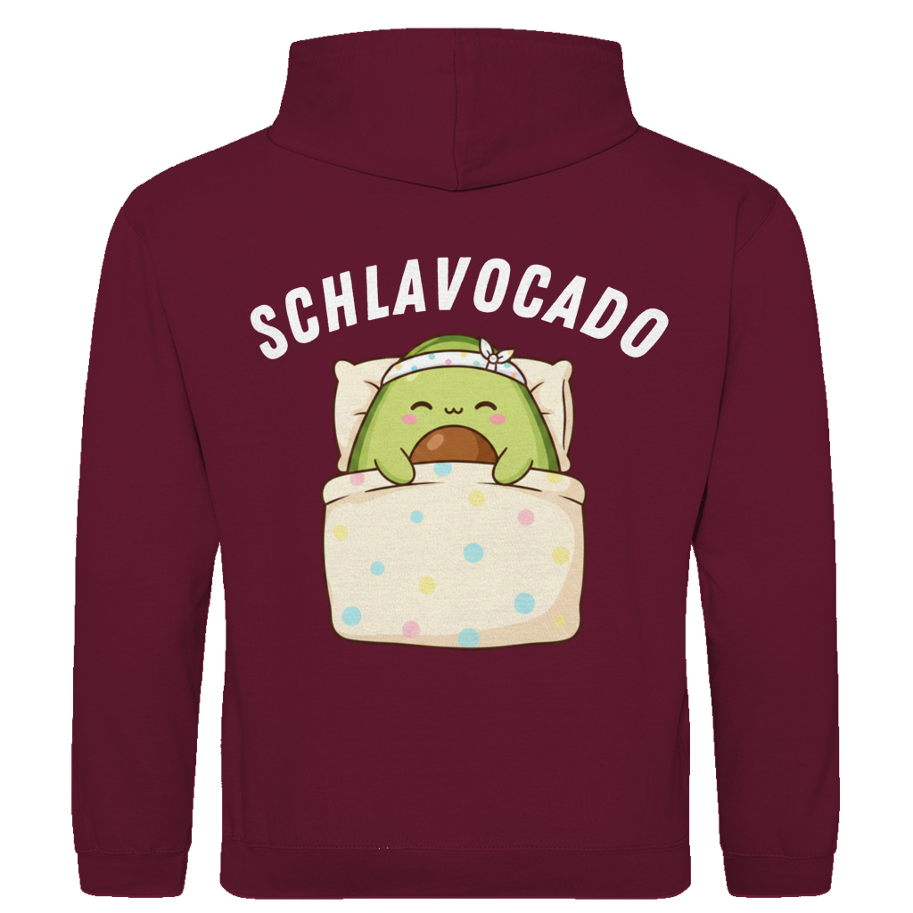Schlavocado – kurzer Spruch – lustiger Hoodie (Backprint)