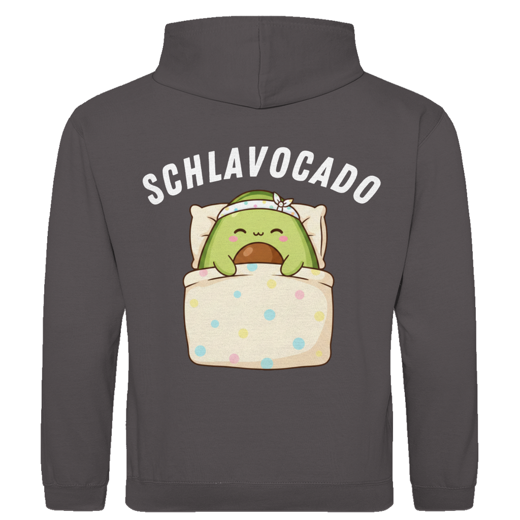 Schlavocado – kurzer Spruch – lustiger Hoodie (Backprint)