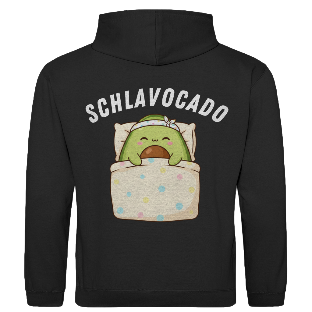 Schlavocado – kurzer Spruch – lustiger Hoodie (Backprint)