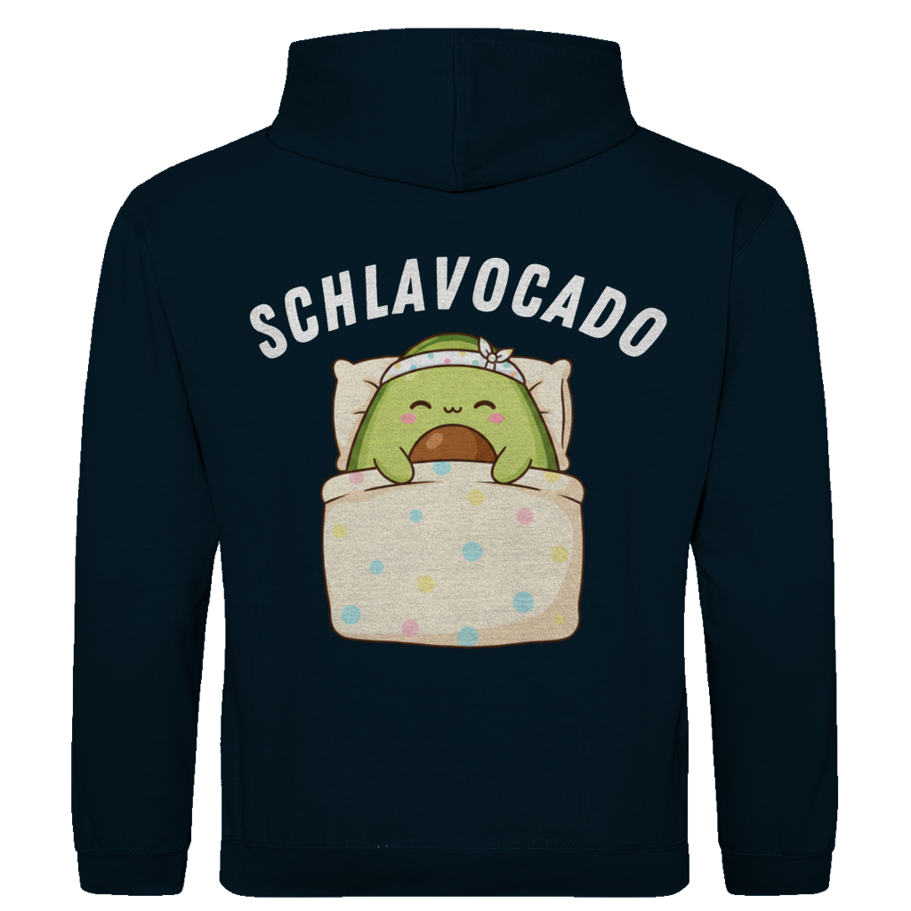 Schlavocado – kurzer Spruch – lustiger Hoodie (Backprint)