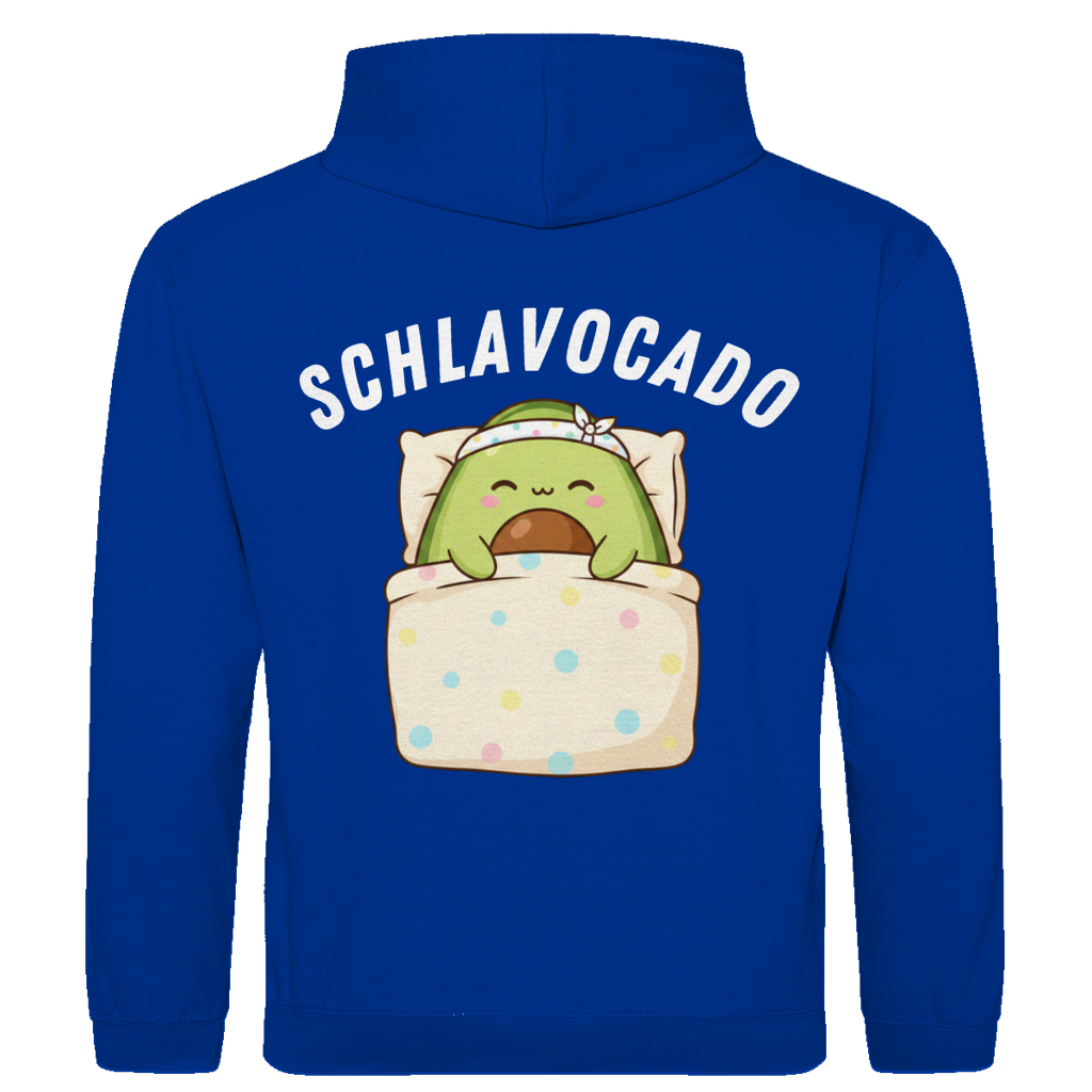 Schlavocado – kurzer Spruch – lustiger Hoodie (Backprint)