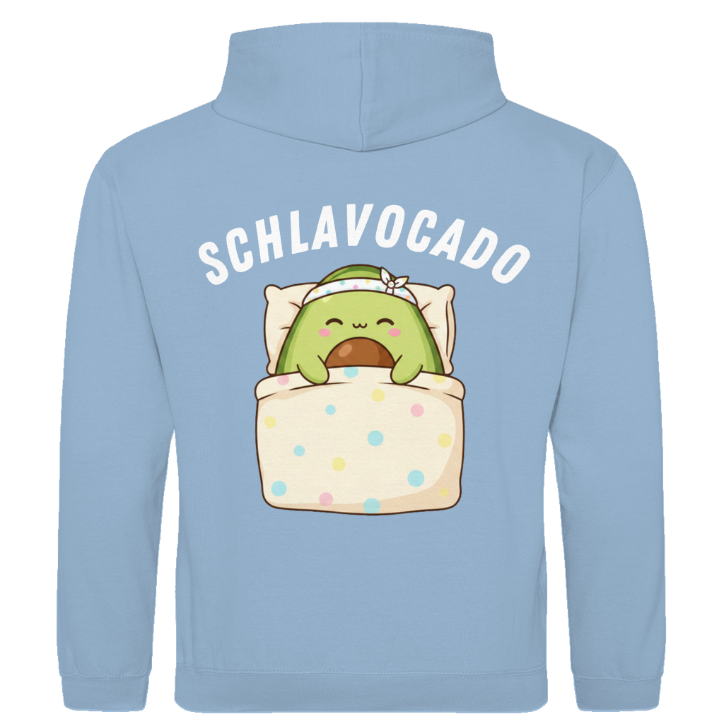 Schlavocado – kurzer Spruch – lustiger Hoodie (Backprint)