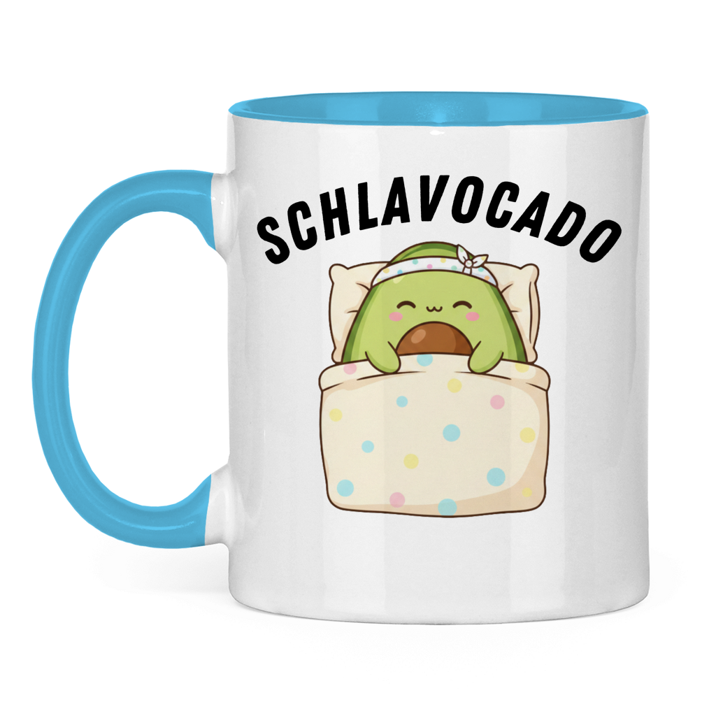 Schlavocado – kurzer Spruch – lustige Tasse