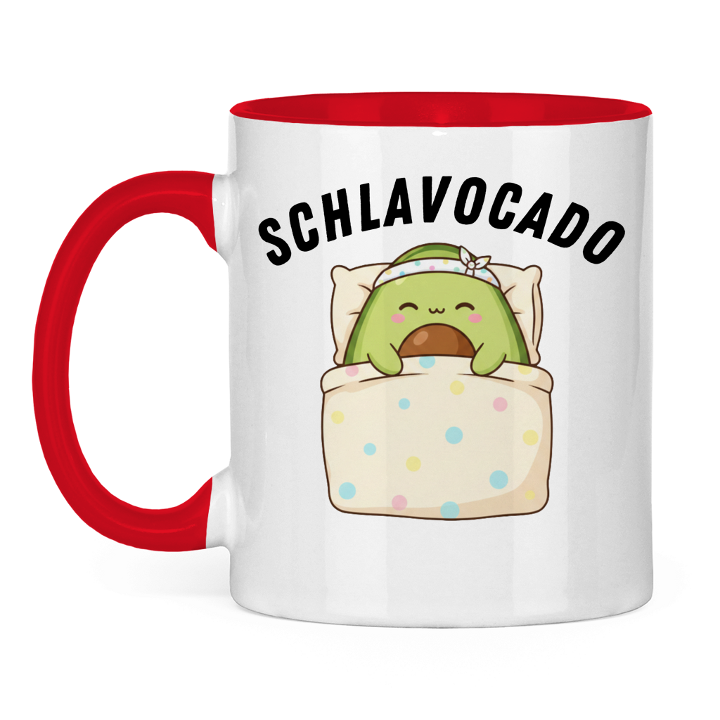 Schlavocado – kurzer Spruch – lustige Tasse