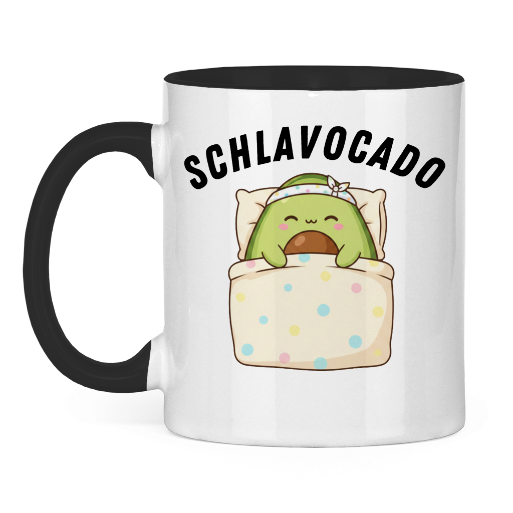 Schlavocado – kurzer Spruch – lustige Tasse