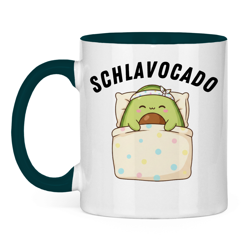 Schlavocado – kurzer Spruch – lustige Tasse