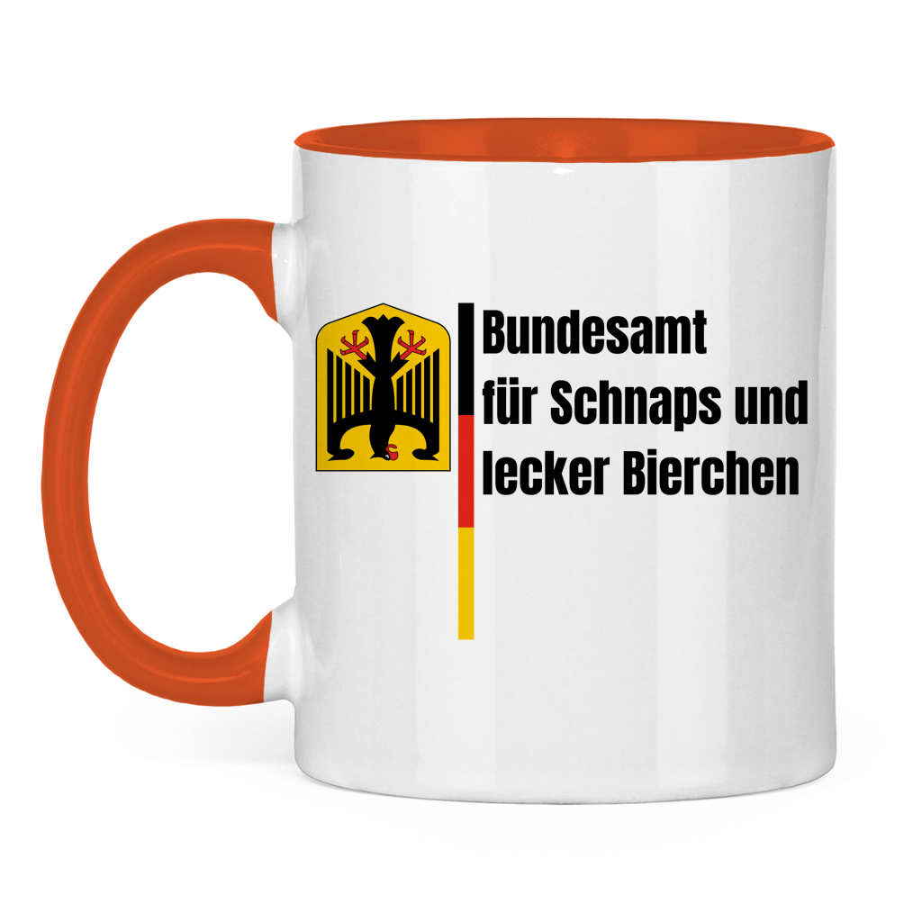 Bundesamt für Schnaps und lecker Bierchen – lustige Tasse