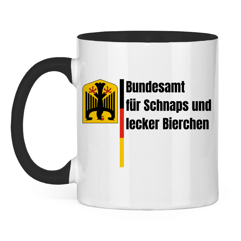 Bundesamt für Schnaps und lecker Bierchen – lustige Tasse