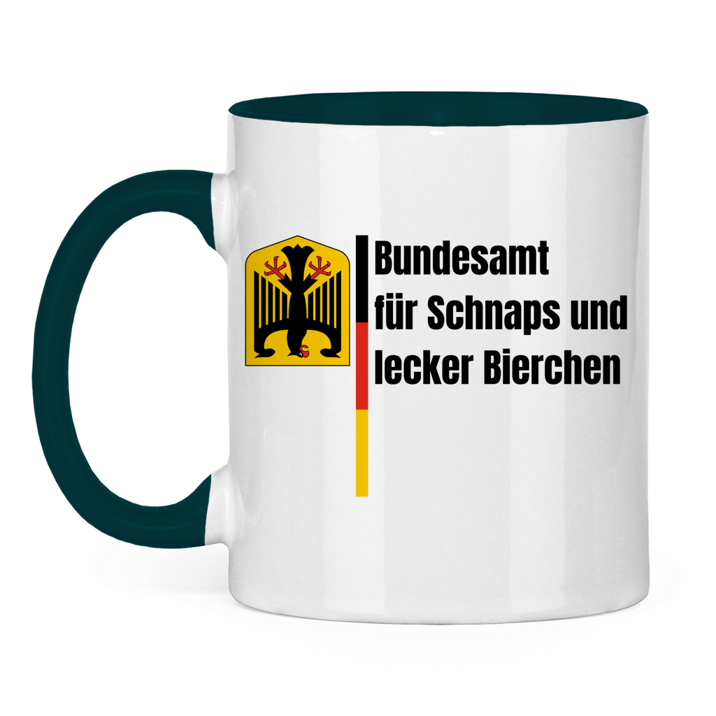 Bundesamt für Schnaps und lecker Bierchen – lustige Tasse