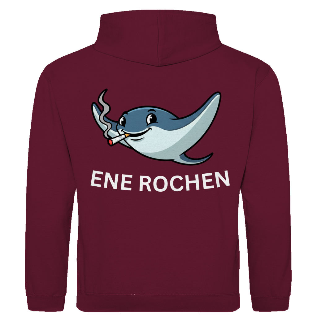 Ene Rochen – lustiger Hoodie (Backprint)
