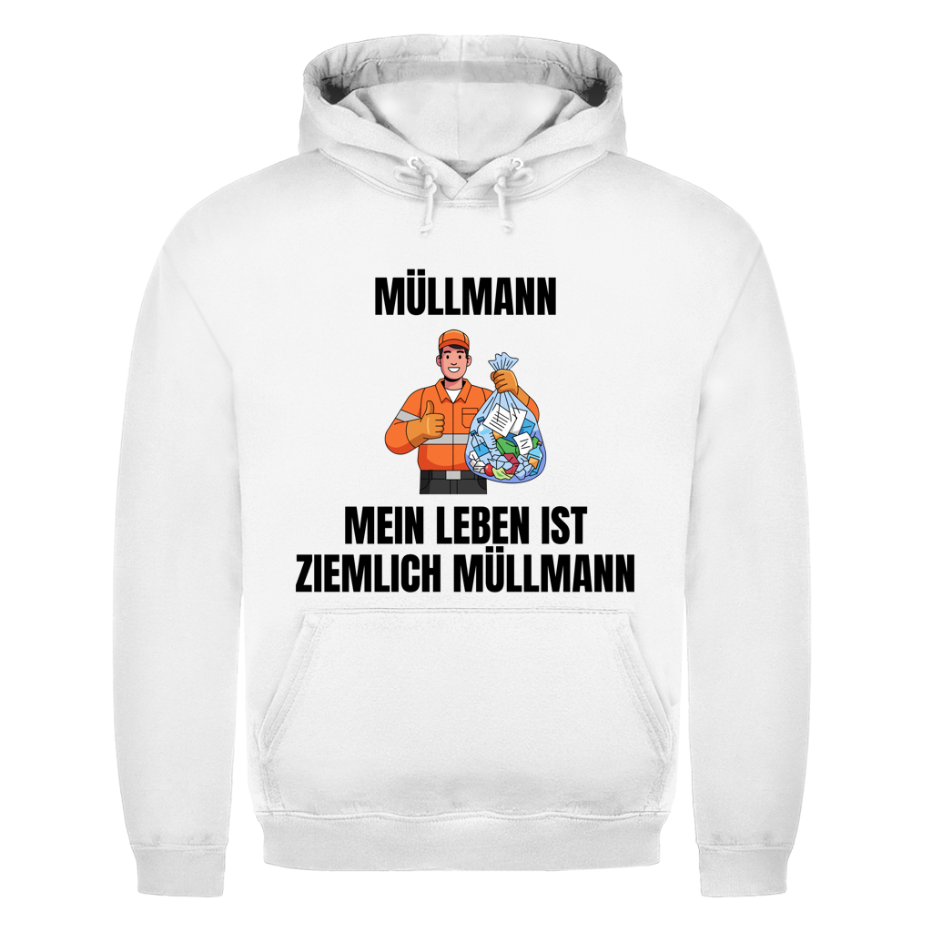Müllmann – Mein Leben ist Müllmann – lustiger Hoodie