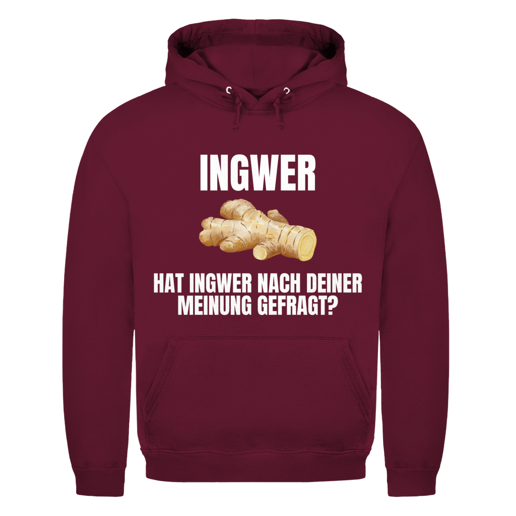 Ingwer – Hat Ingwer nach deiner Meinung gefragt? – lustiger Hoodie