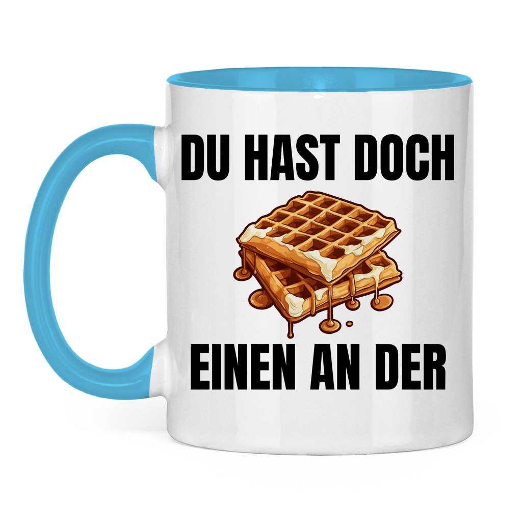 Du hast doch einen an der Waffel – lustige Tasse