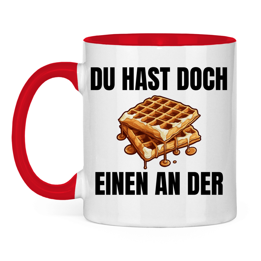 Du hast doch einen an der Waffel – lustige Tasse