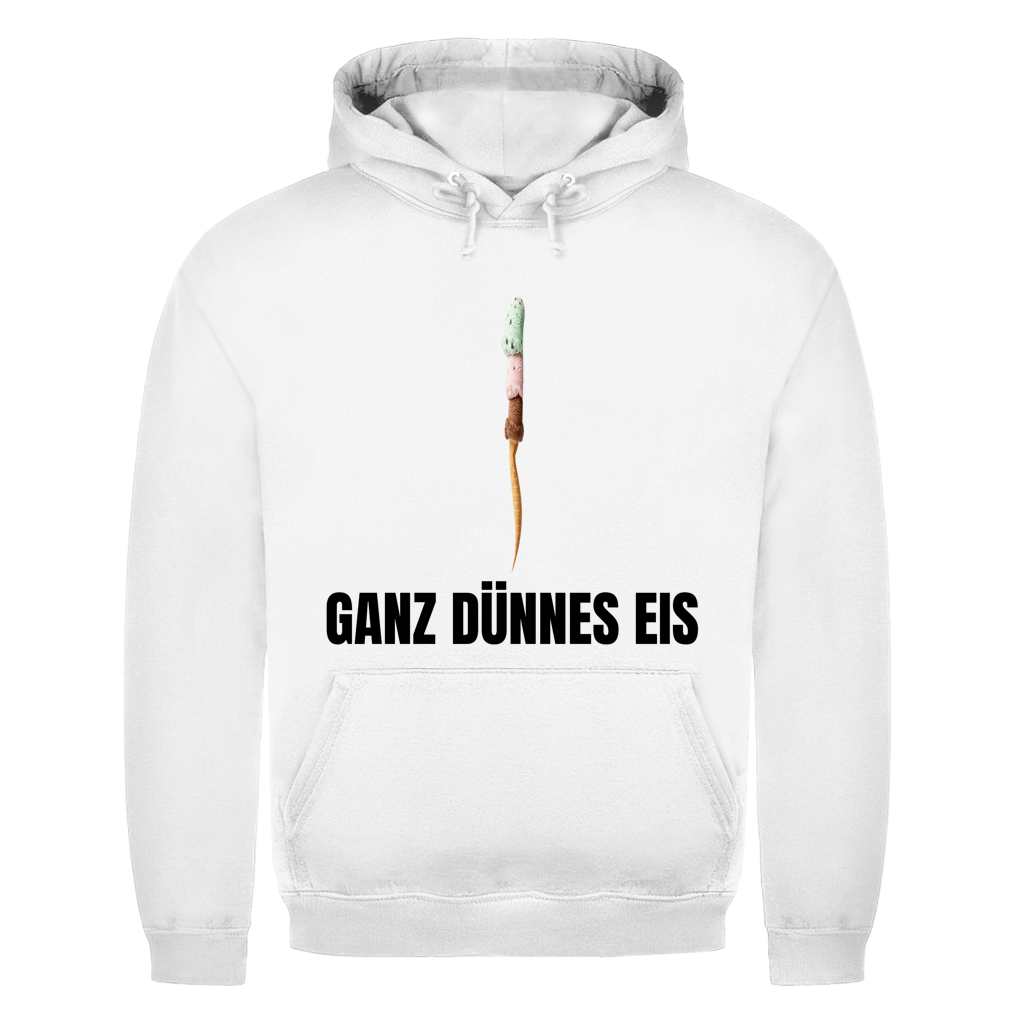 Ganz dünnes Eis – Vorsicht, Humor! – lustiger Hoodie