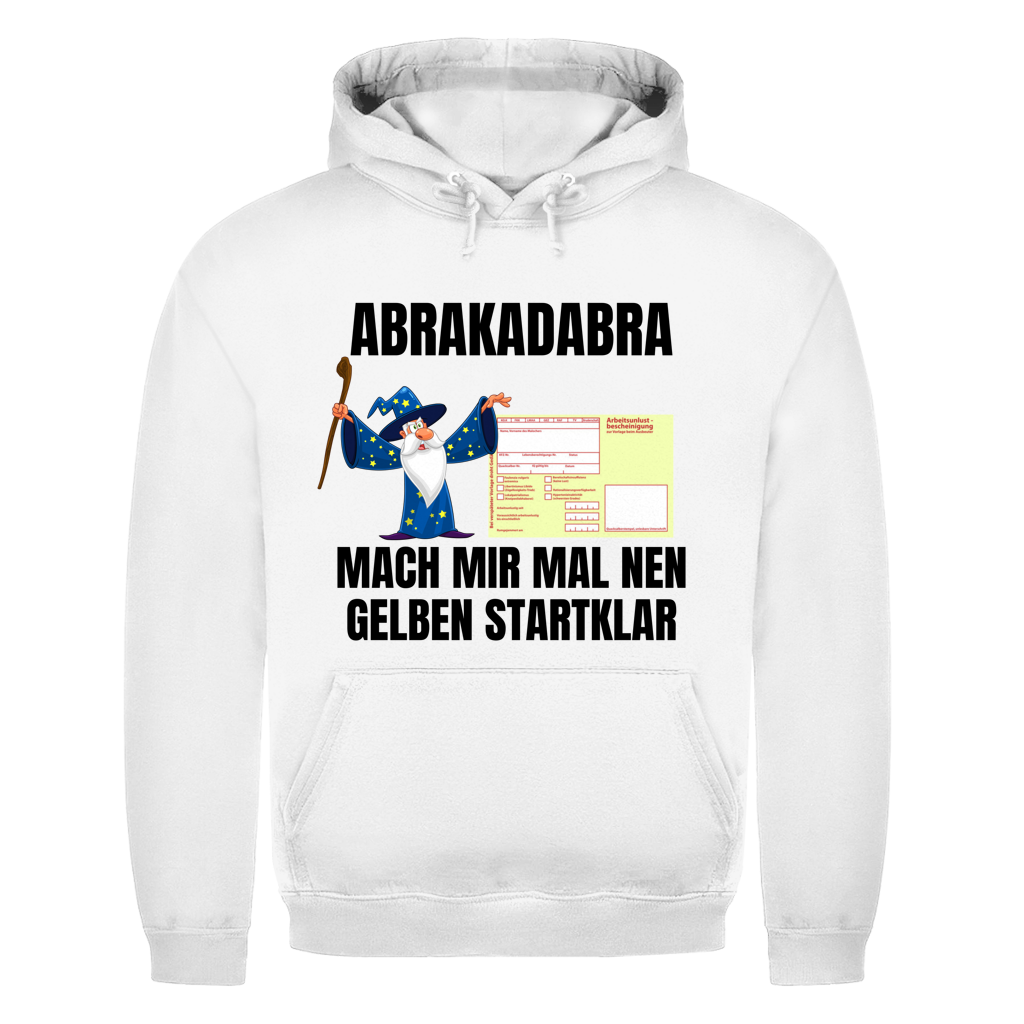 Abrakadabra – Mach mir mal nen Gelben startklar – lustiger Hoodie