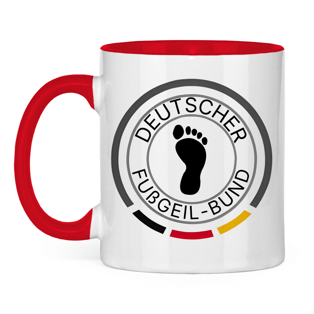Deutscher Fußgeil-Bund – lustige Tasse