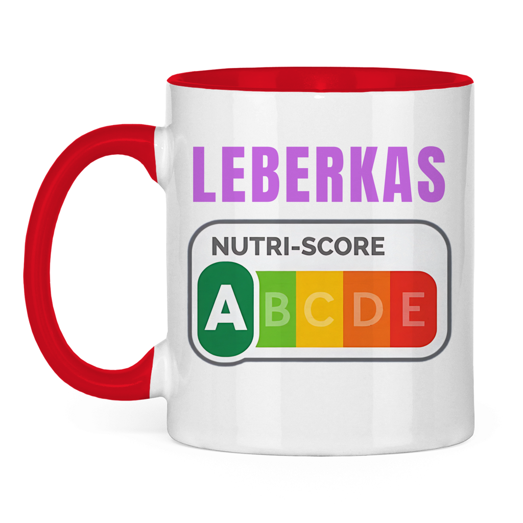 Leberkas – Nutri-Score A – lustige Tasse