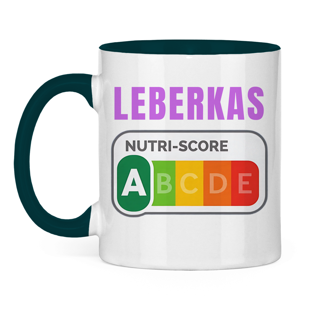 Leberkas – Nutri-Score A – lustige Tasse
